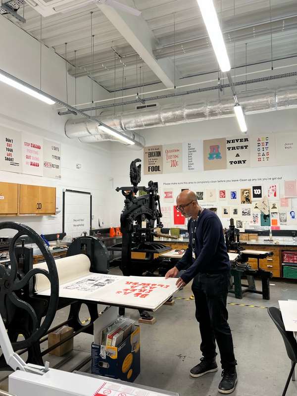 Lecturer printing art