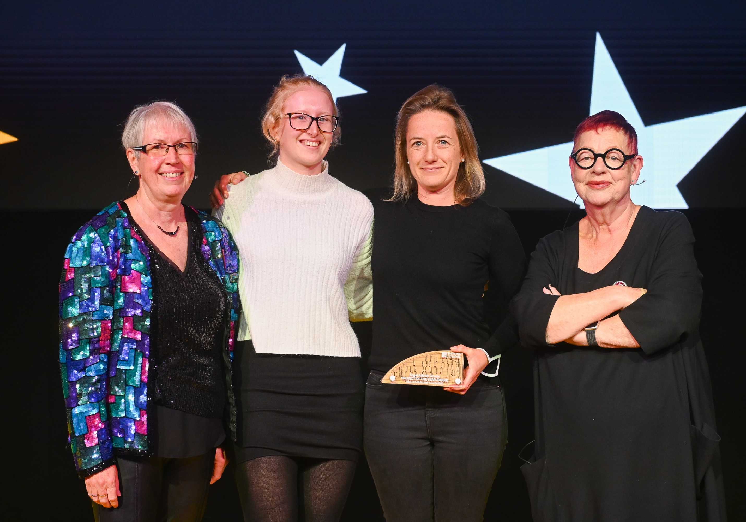 Legal Advice Centre winning their staff award