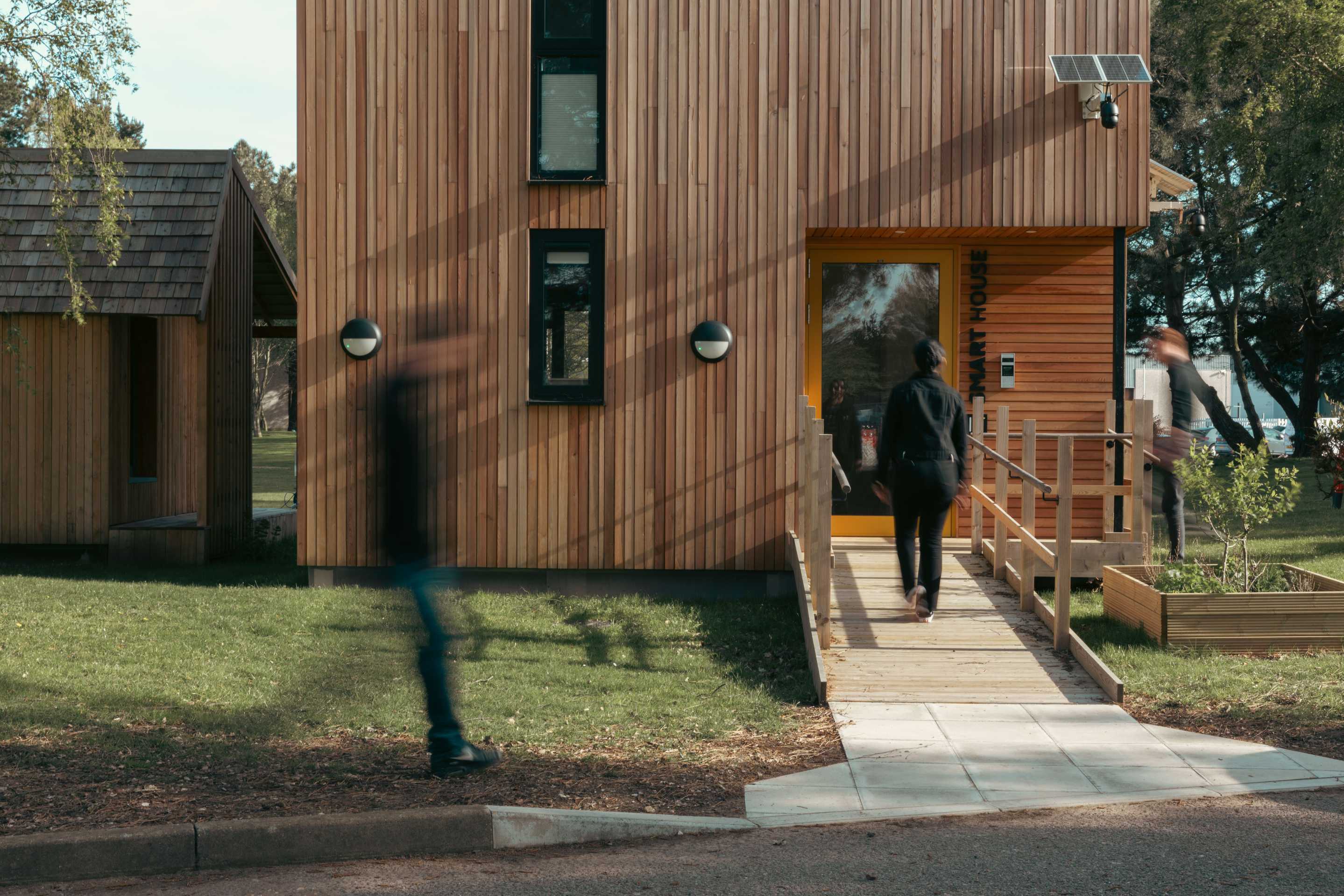 View of the entrance to the DigiTech Smart House