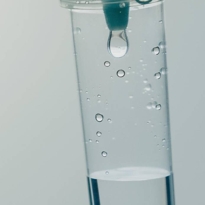 Saline solution drip