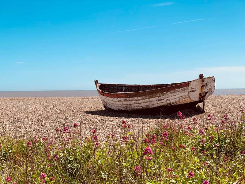 Boat on Aldeburgh beach