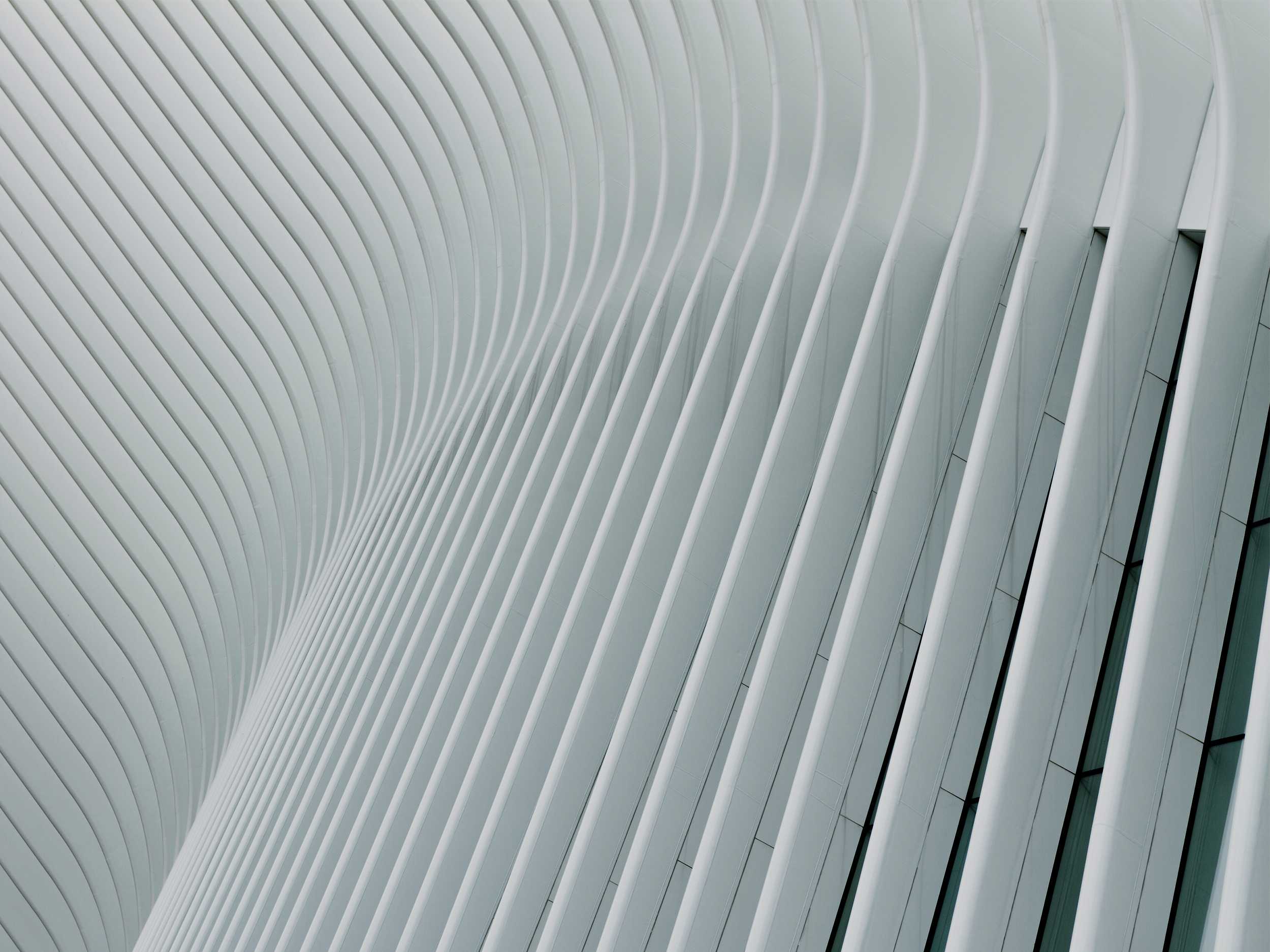 Abstract lines on architecture