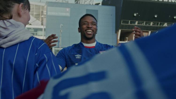 Student at Ipswich Town Football Stadium