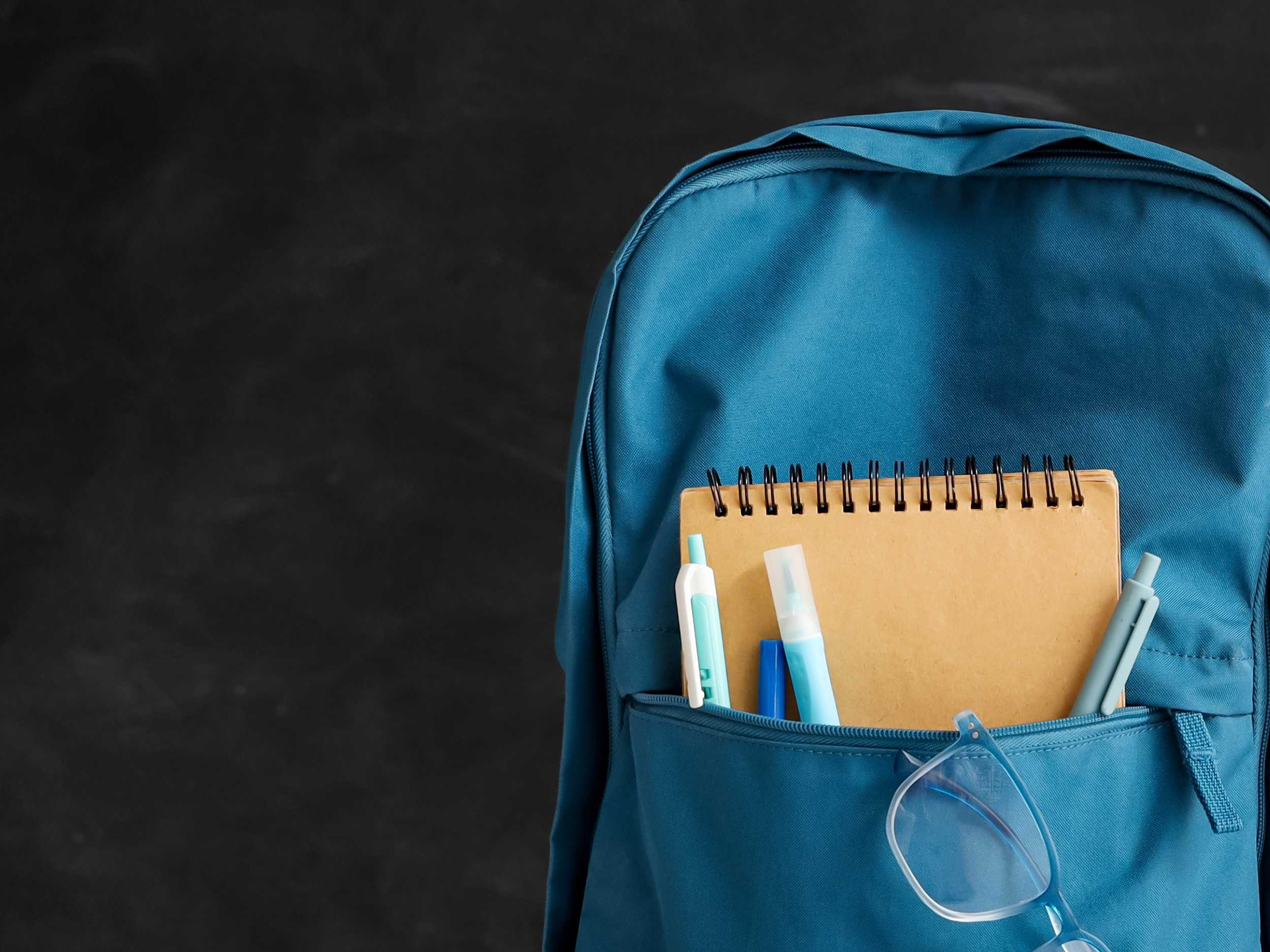 Pens and pencils in a pot