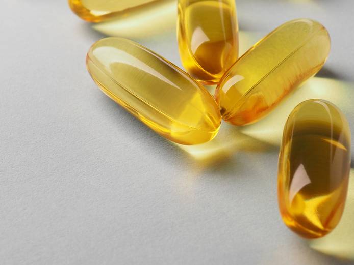 Fish oil capsules