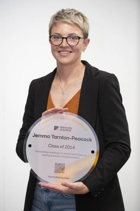 Jemma Yarnton-Peacock, Suffolk Salutes winner 2024