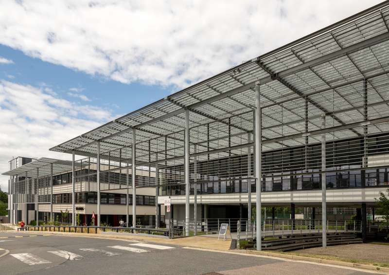 Facade of the Library Building