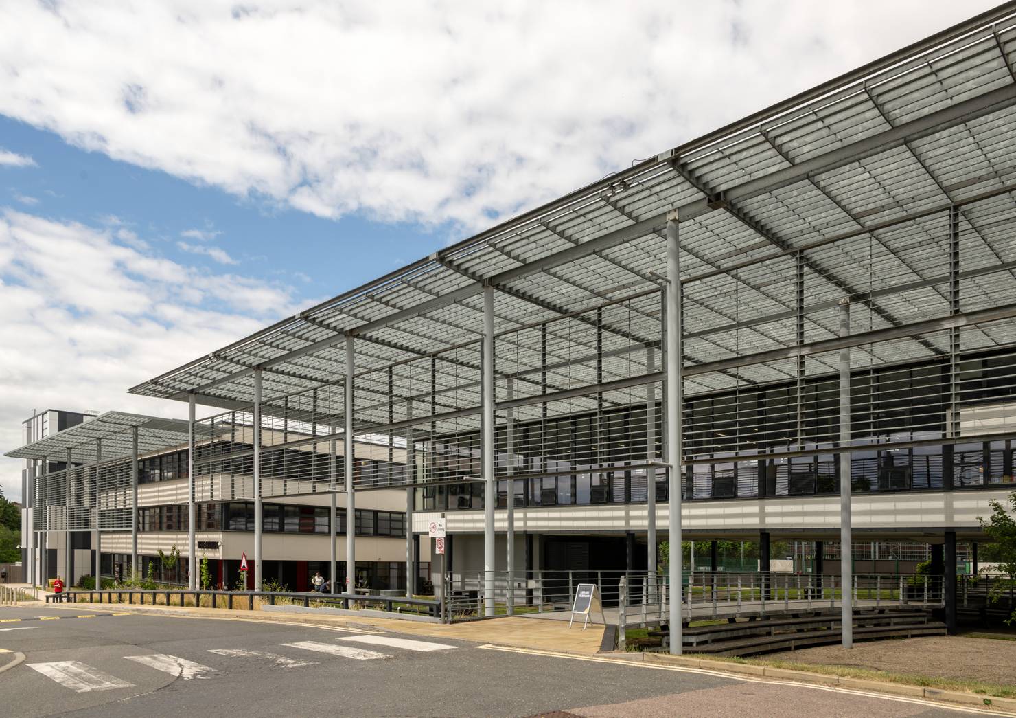 Facade of the Library Building