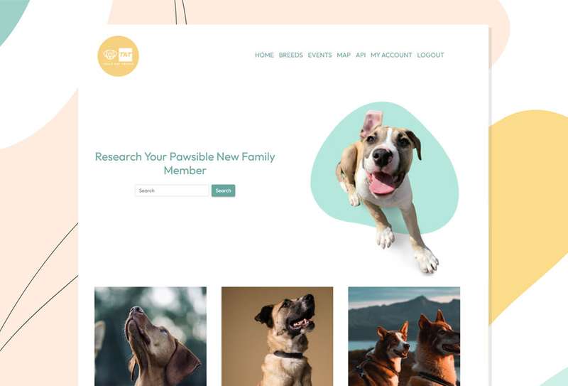 Maren Adolfsen - Dog Breeds & Events Website