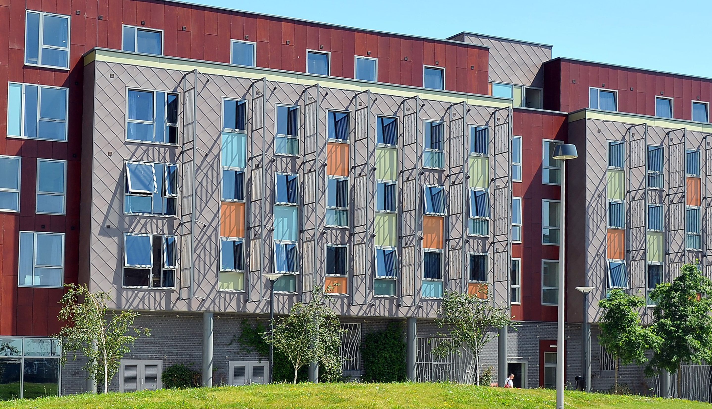 Exterior of the student accommodation building