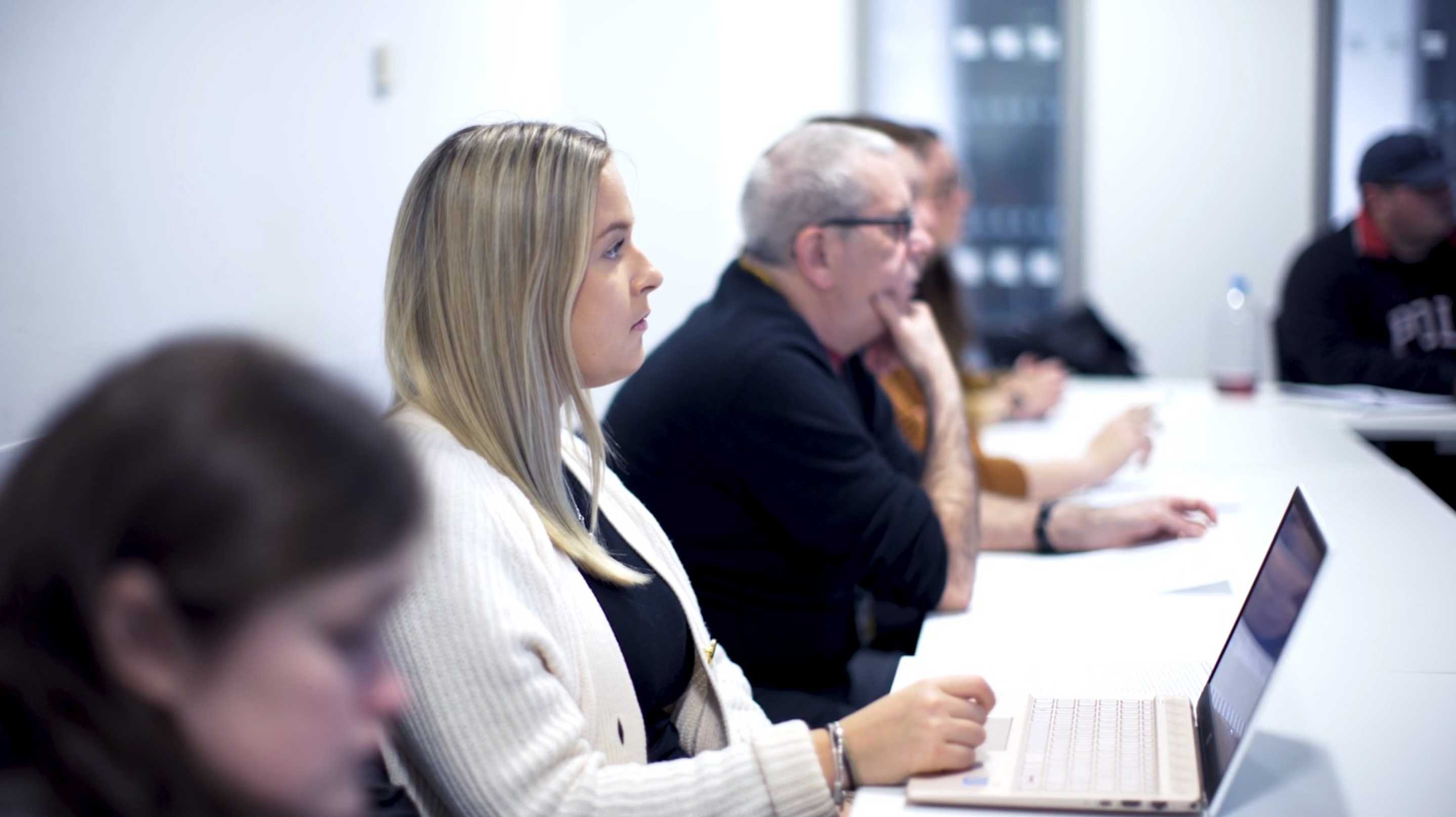 Students sitting in a seminar