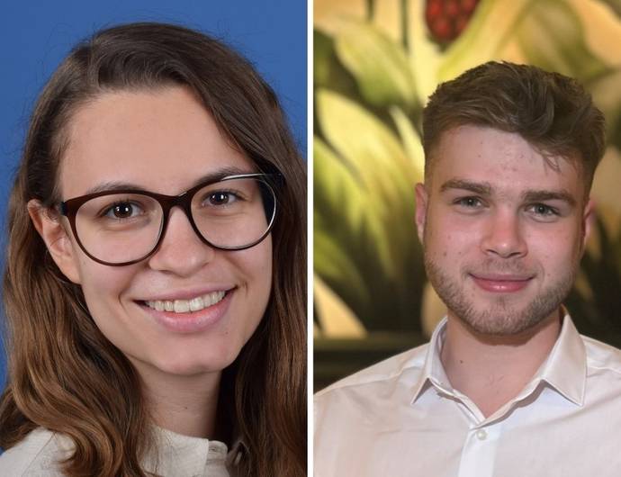 two student head shots