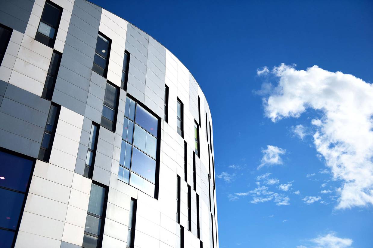 Close-up of the Waterfront Building