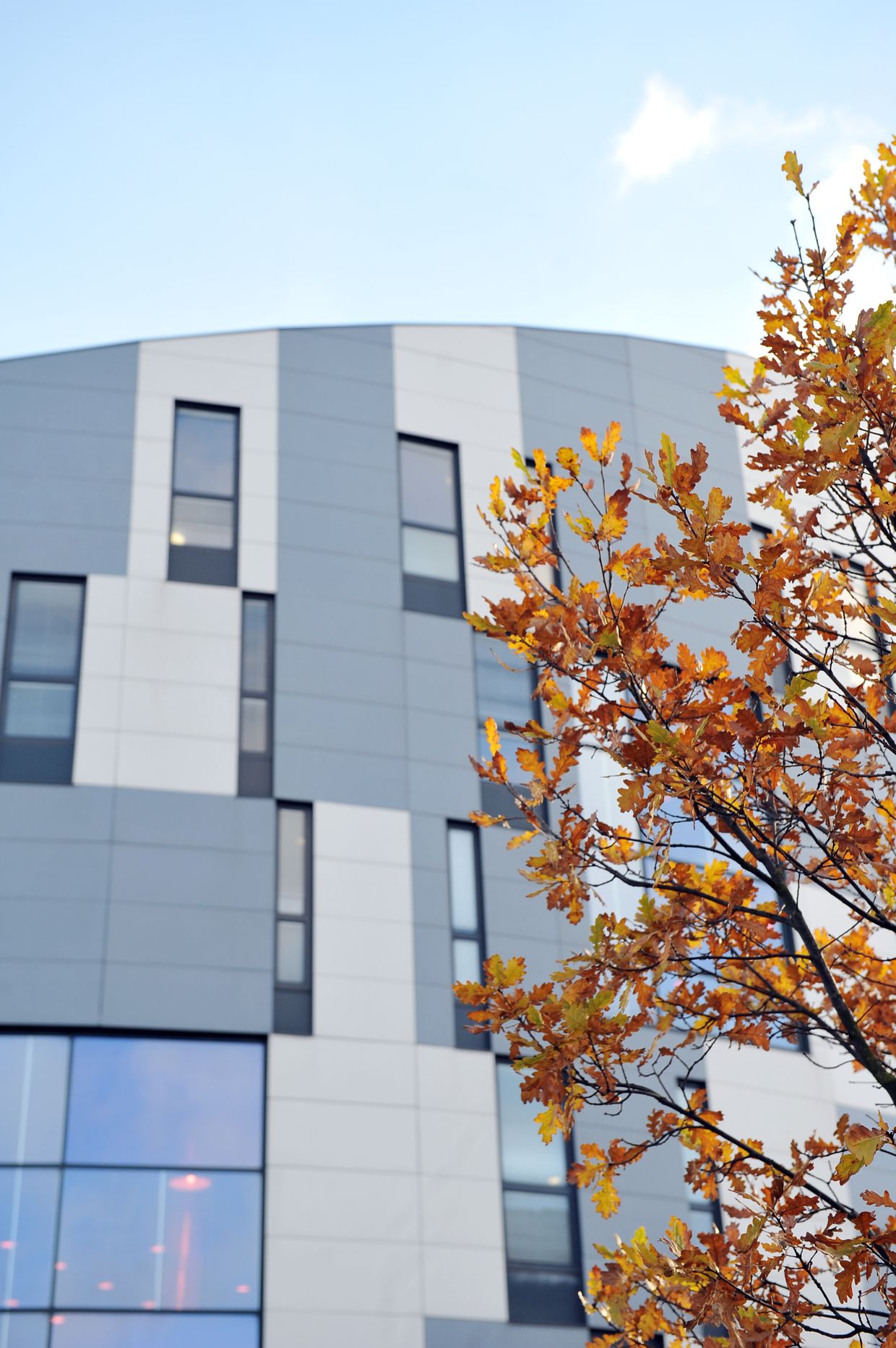 Close-up of the Waterfront Building